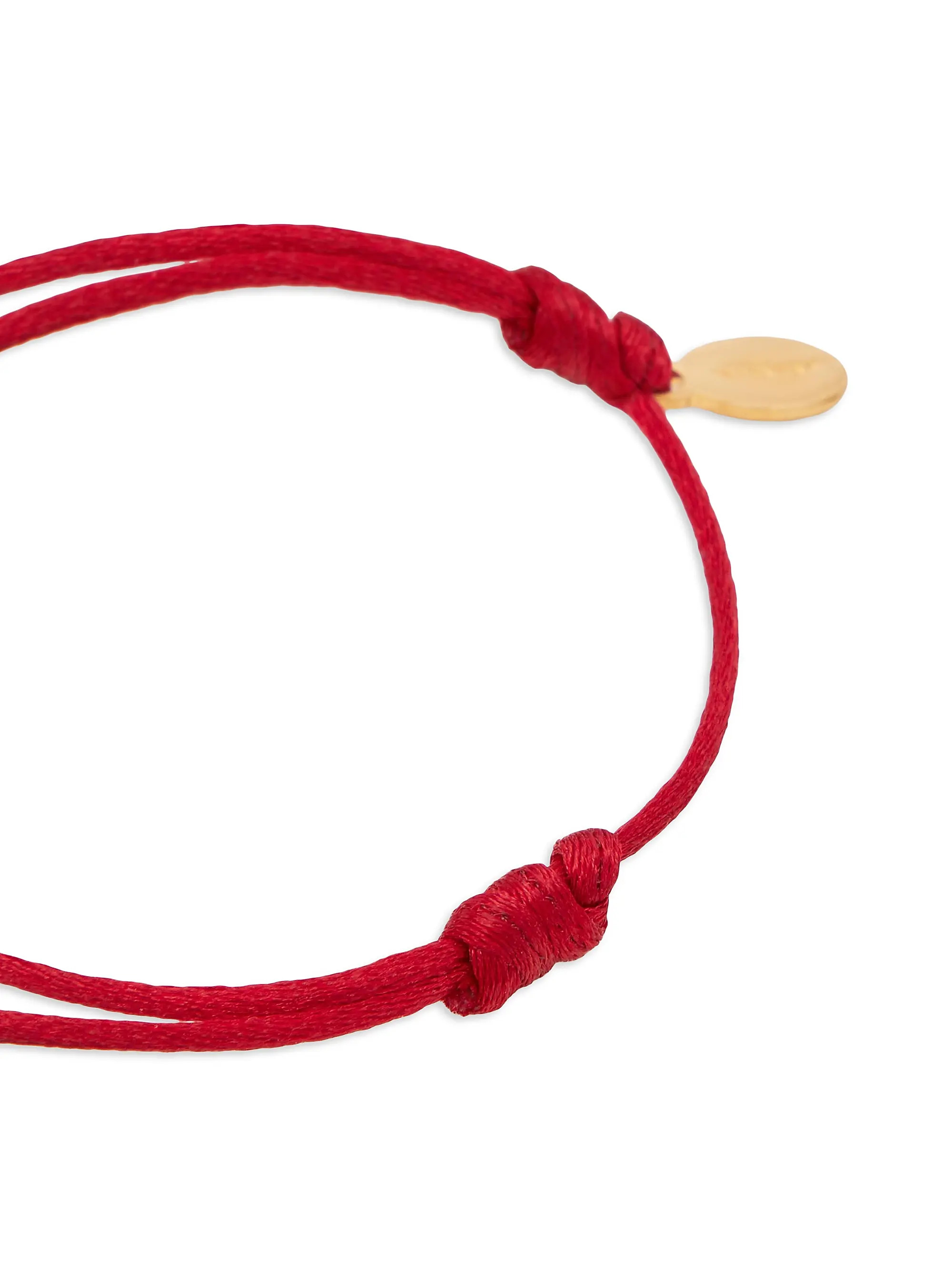 VLogo Signature Bracelet in Cotton and Swarovski® Crystals | Saks Fifth Avenue