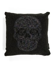 14x14 All Over Beaded Skeleton Pillow | Home | T.J.Maxx | TJ Maxx