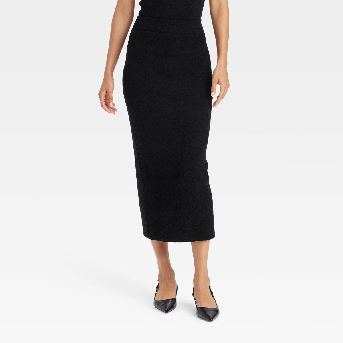 Women's Midi Boucle Sweater Skirt - A New Day™ | Target