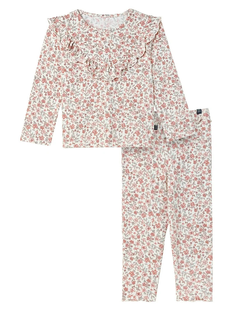 Modern Moments by Gerber Toddler Girl Top and Legging Outfit Set, Sizes 12M-5T | Walmart (US)