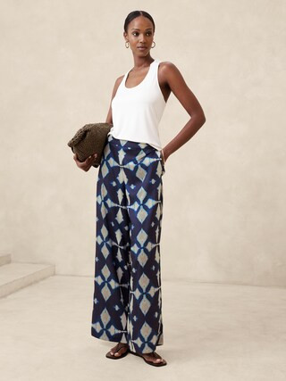 Relaxed Pull-On Pant | Banana Republic Factory