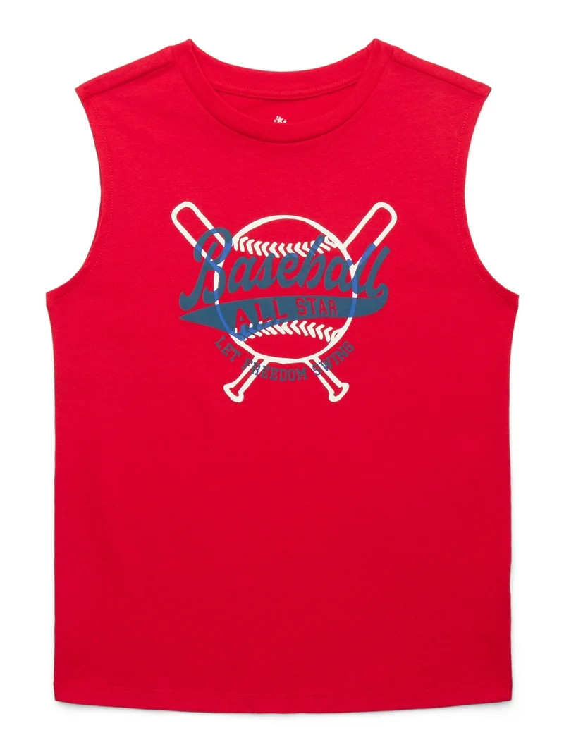 Way to Celebrate Boys Americana Tank Top, Sizes 4-18 & Husky | Walmart (US)