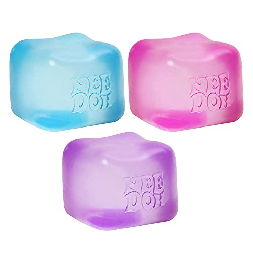 Schylling Needoh Nice Cube Sensory Toy with a Super Solid Squish - Colors May Vary 3 Pack | Amazon (US)