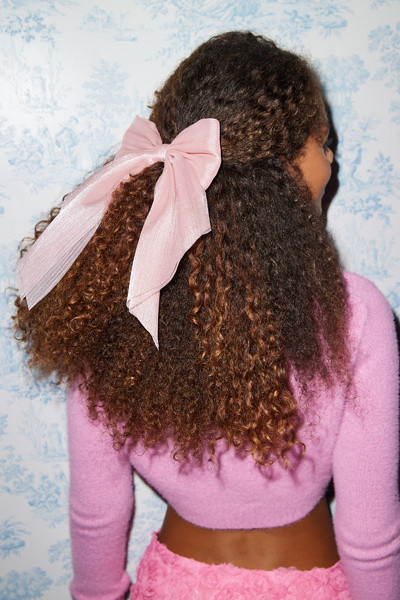 Satin Hair Bow Barrette | Urban Outfitters (US and RoW)