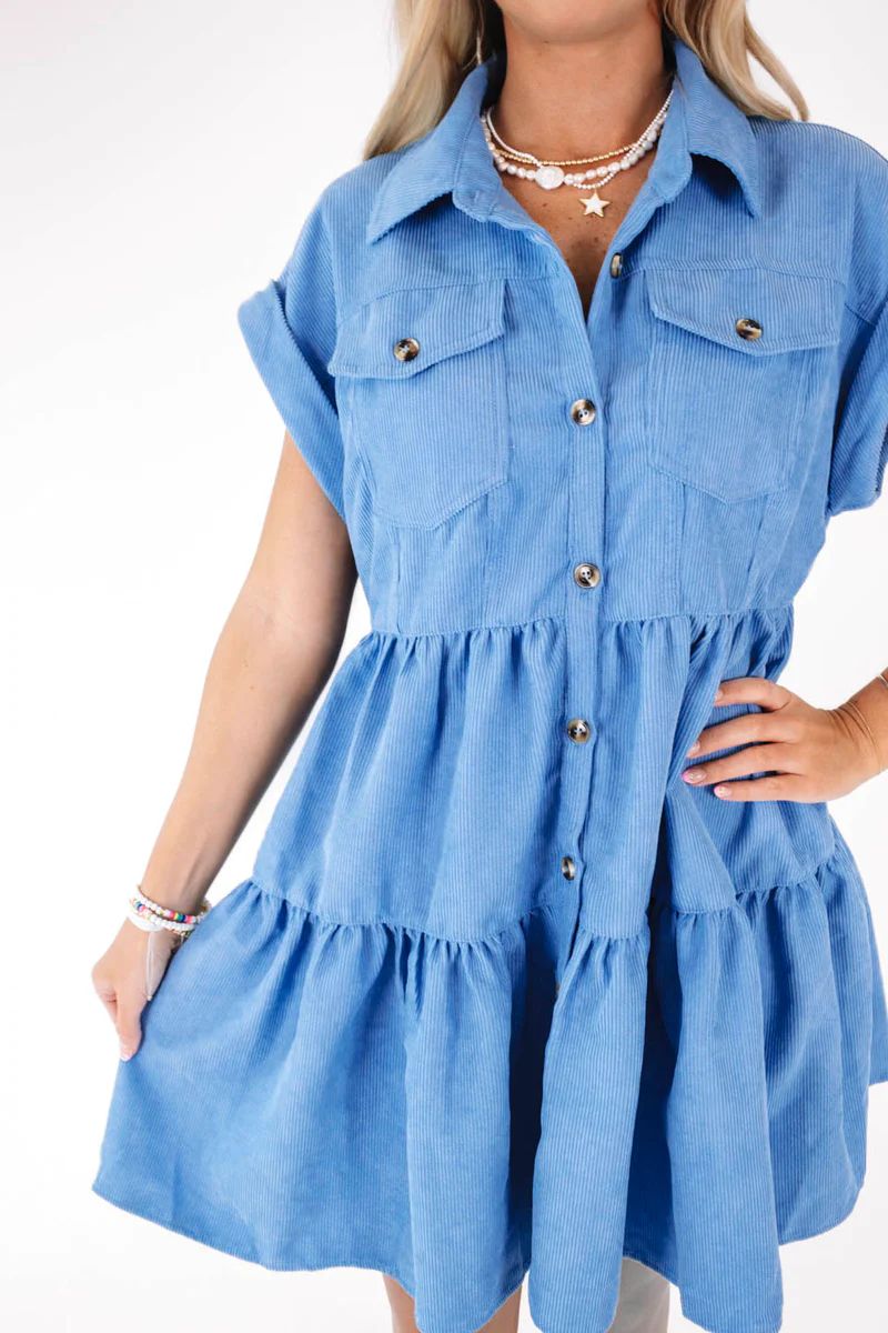 Blue Jean Baby Dress - Blue | The Impeccable Pig