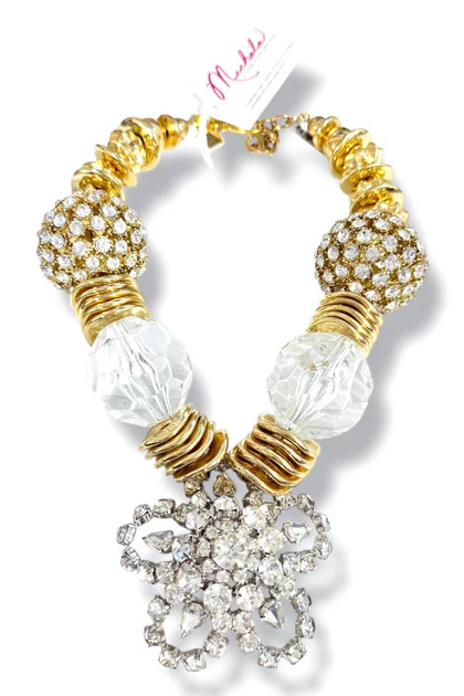 Made In The Deep South 1950s Brooch Necklace | The Willow Tree