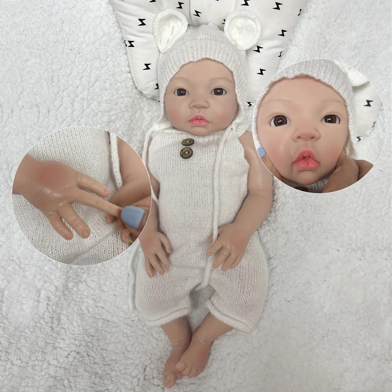 Silicone Reborn Dolls 18 Inch Full Body Soft Solid Silicone Painted Realistic Reborn Baby Dolls F... | Temu Affiliate Program