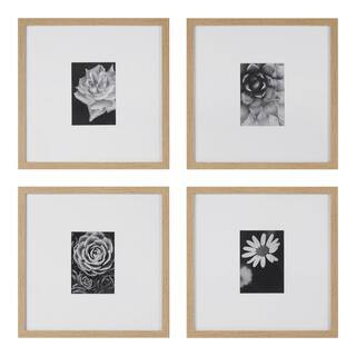 StyleWell Ash Modern Frame with White Matte Gallery Wall Picture Frames (Set of 4) H5-PH-982 - Th... | The Home Depot