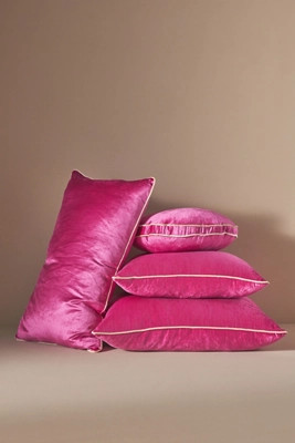 Adelina Velvet Pillow | Anthropologie (US)