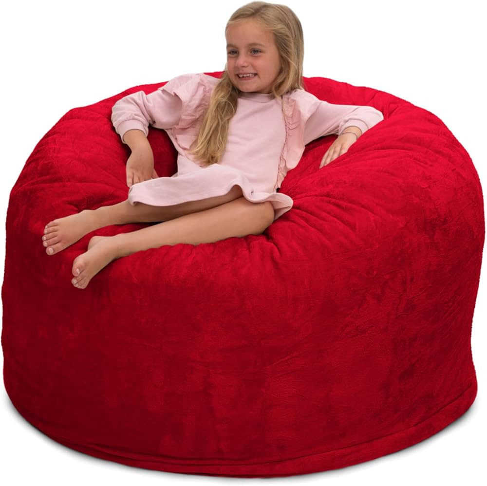 ULTIMATE SACK 4ft Bean Bag Chair, Oversize Bean Bag Chair for Adults, Comfy Chair Bean Bag Couch ... | Amazon (US)