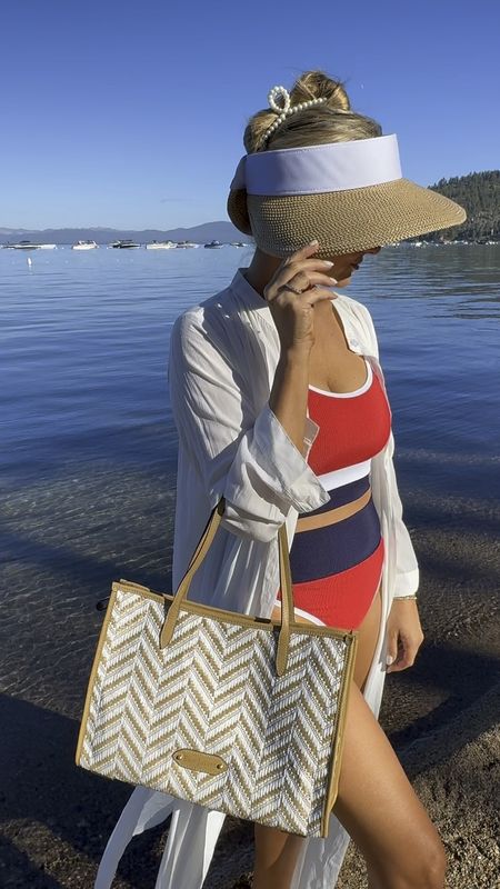Take a look at these gorgeous new summer pieces I just got from @EricJavits !  Drop a comment with SHOP for more info on my lightweight fabulous PALMOWAY tote and foldable SQUISHEE® HALO Visor, ideal for my  Tahoe escape. 👒 🤍  #EricJavits #summermusthaves #travelinstyle 

#LTKTravel #LTKSaleAlert #LTKFindsUnder100