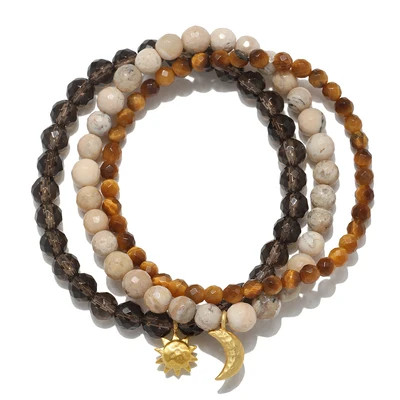 Manifest Balance Gemstone Bracelet Set | Satya Jewelry