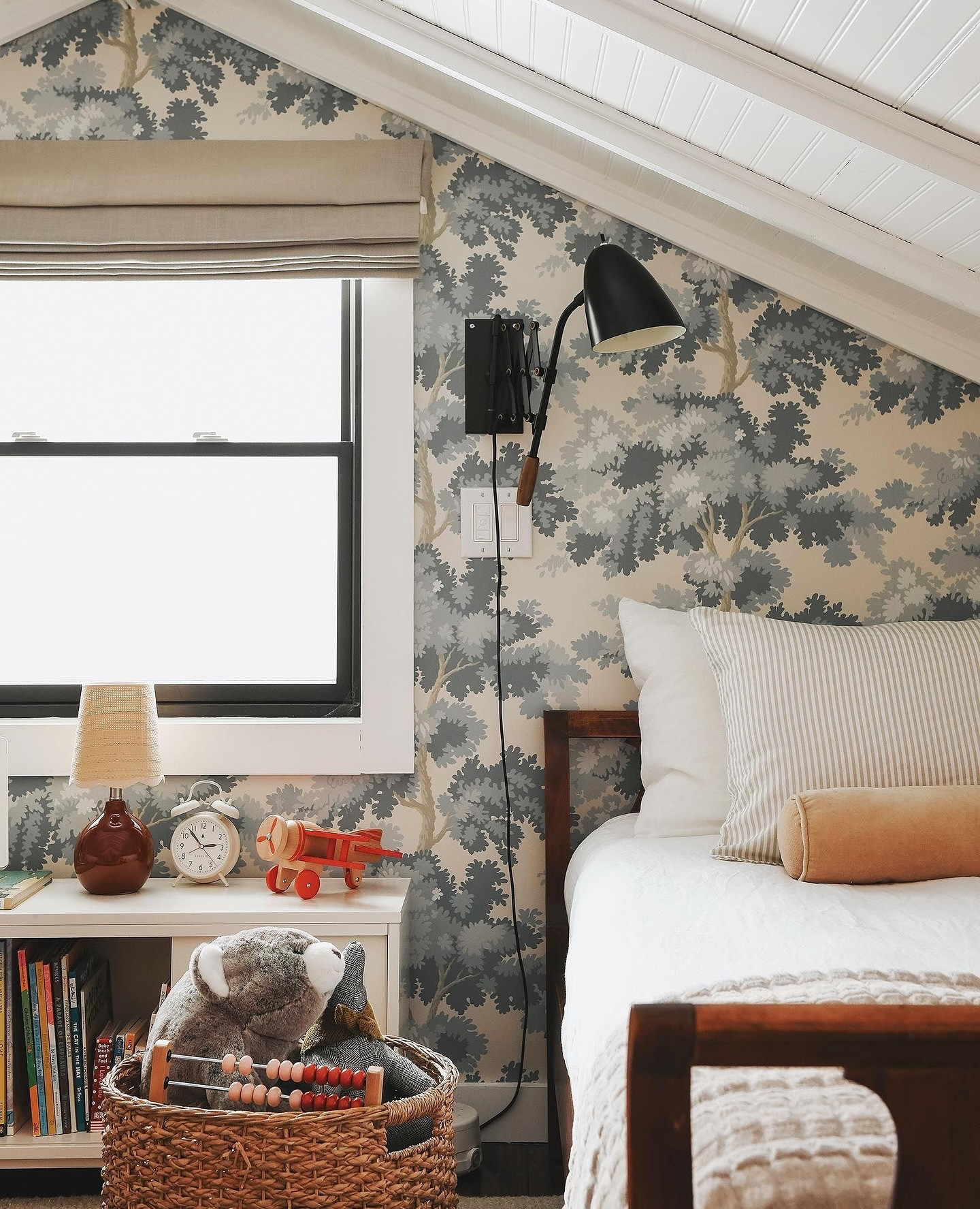 What’s so sweet about the sleeping loft at our Michigan Tree House is not the wallpaper, it’s not the vintage throw rug or even the antique twin beds. Rather, it’s the love it receives from all who have slept, played or cuddled up in it. ☺️🫶⁠

#LTKHome