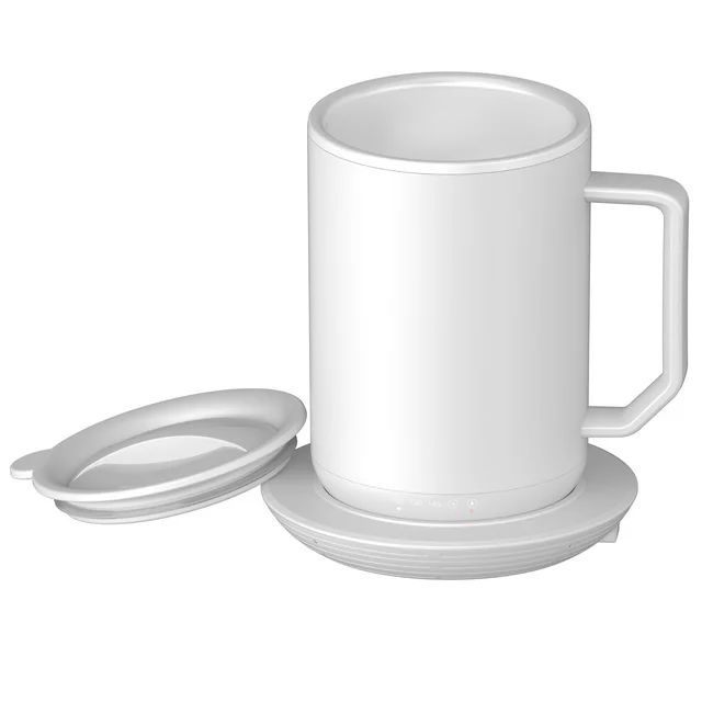 ionMug & Charging Coaster, 12oz. Stainless Steel Self Heating Coffee Mug with Lid, 3.5" x 3.5" x ... | Walmart (US)