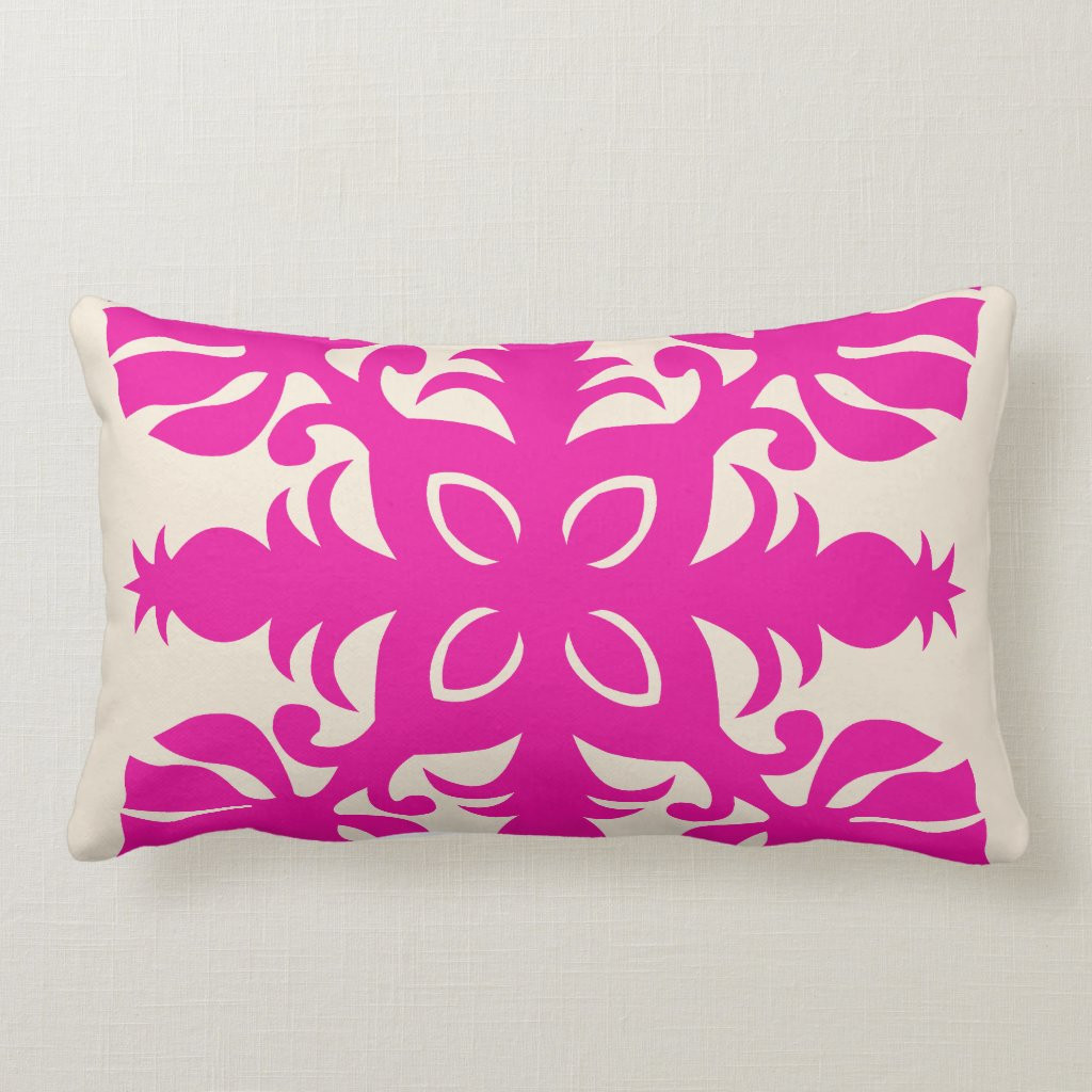 HAWAIIAN QUILT PILLOW- pineapple | Zazzle