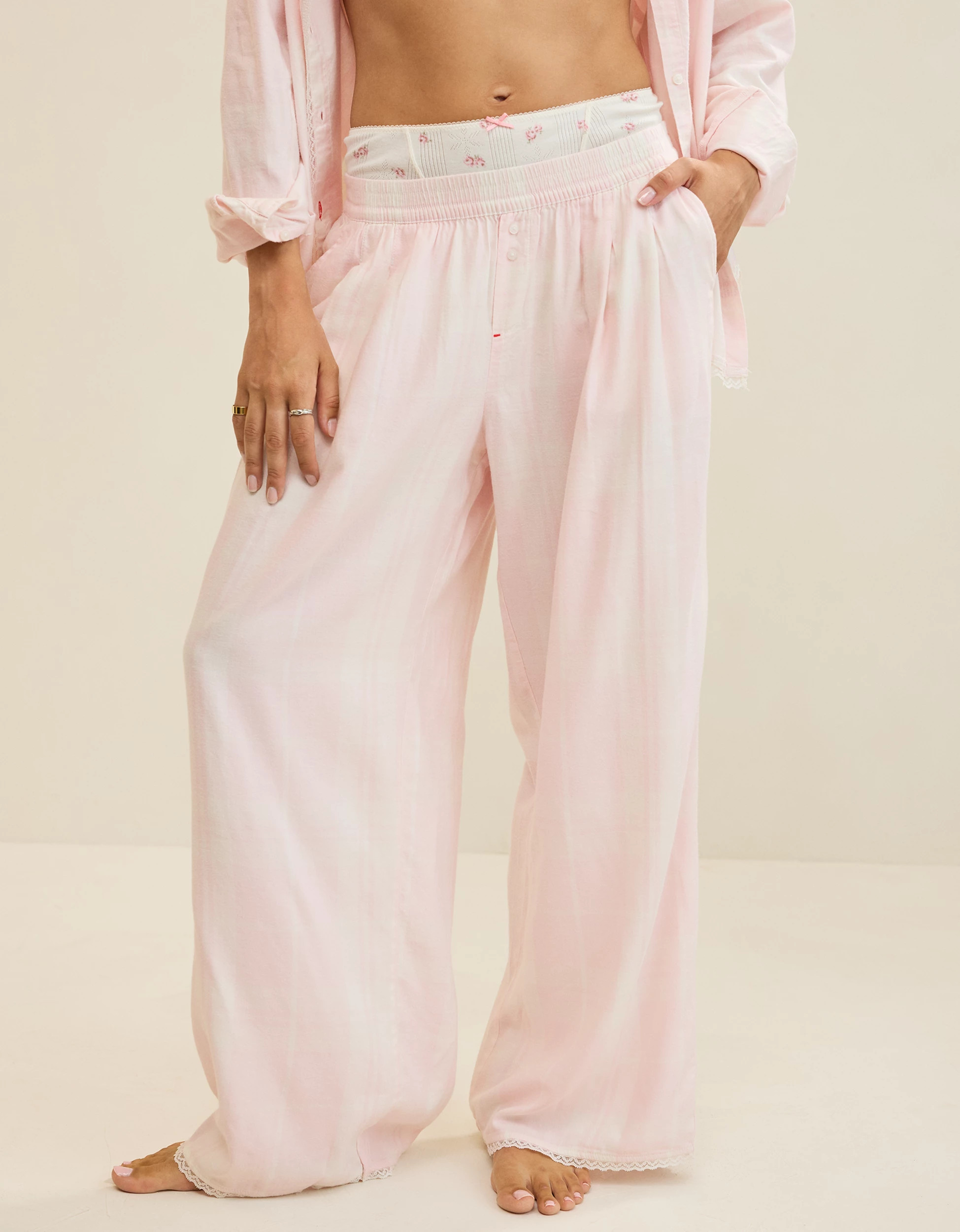 Aerie Street Flannel Trouser PJ | Aerie