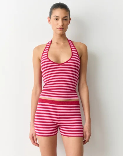 Stripe Knit Halter Top | Glassons (Australia)