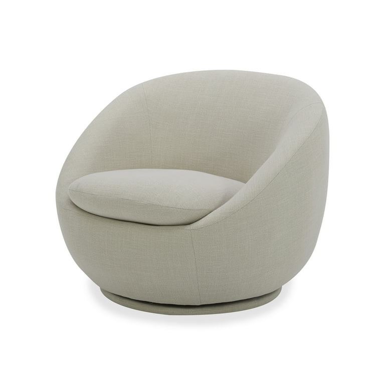 Better Homes & Gardens Mira Swivel Chair, Linen | Walmart (US)