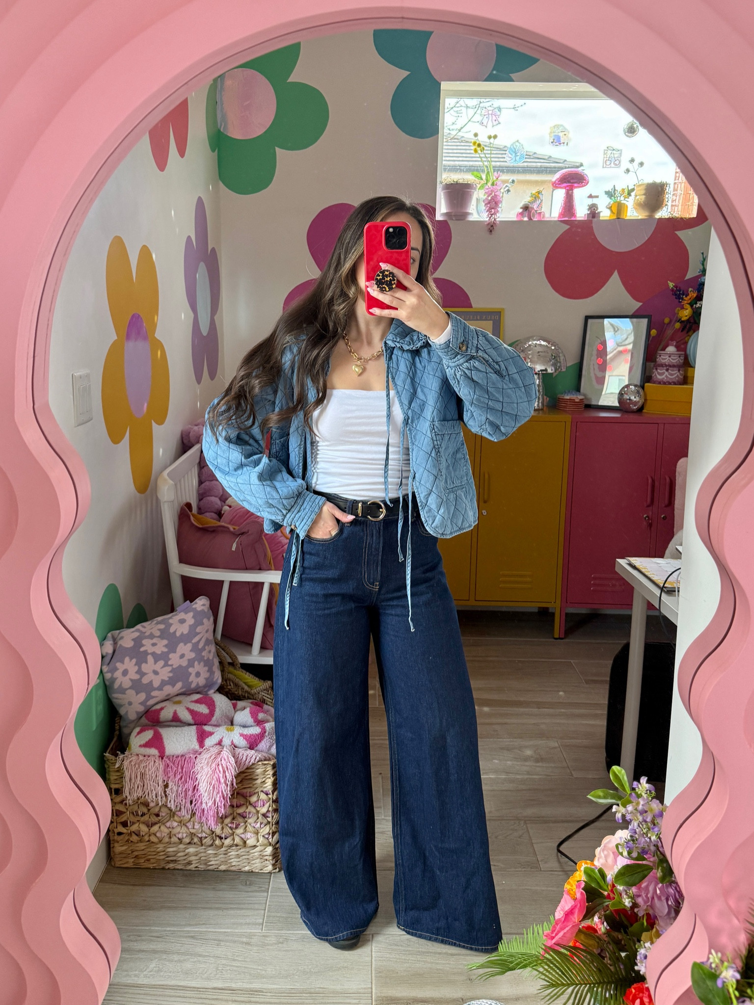 Denim on denim ❤️ 

#LTKWorkwear #LTKPetite