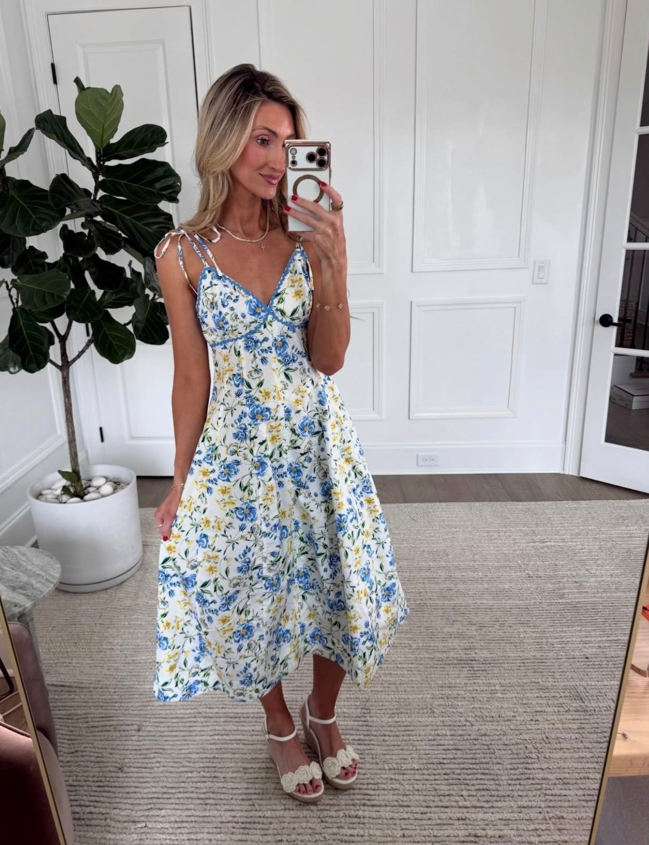 The prettiest dress from Walmart 💛

#LTKootd #LTKSaleAlert #LTKSeasonal