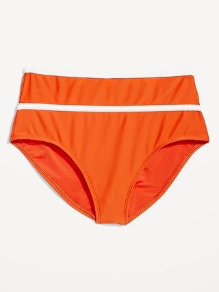 High-Waisted Bikini Swim Bottoms | Old Navy (US)