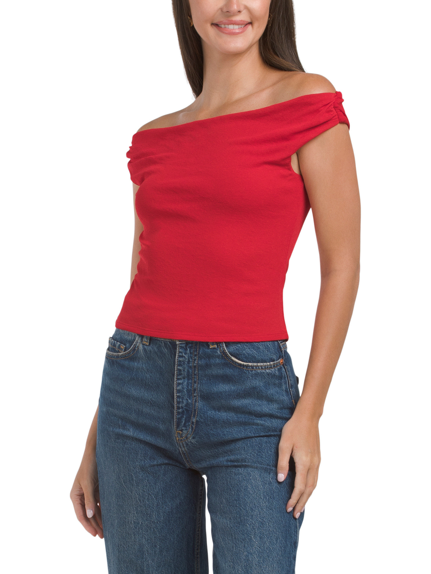 Off The Shoulder Slinky Knit Top | TJ Maxx