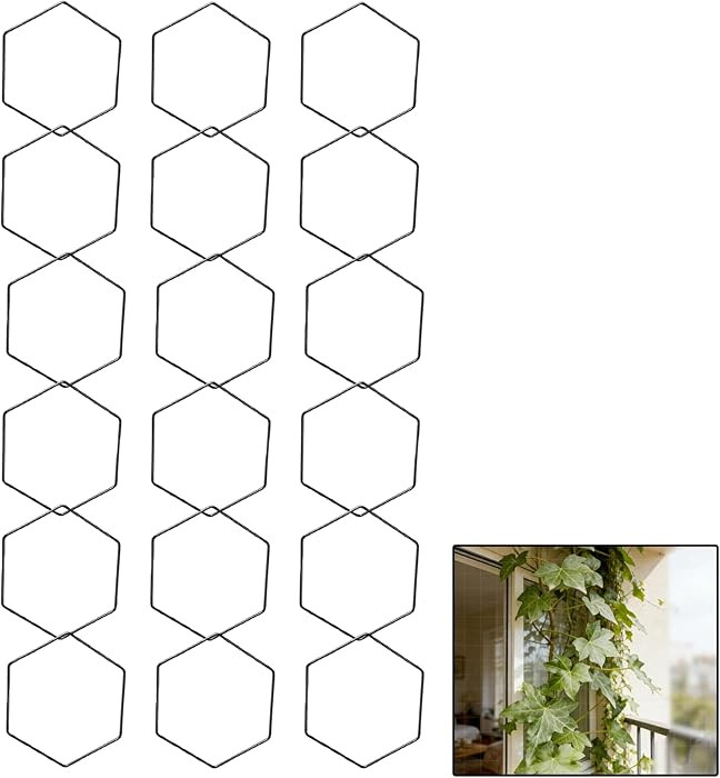 Wall Trellis Indoor, Garden Trellis Plant Accessories Sturdy Wall Trellis for Indoor Climbing Pla... | Amazon (US)