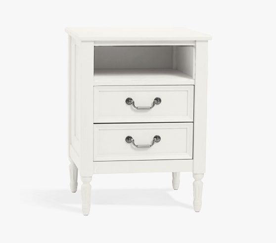 Blythe Nightstand, French White, In-Home Delivery | Pottery Barn Kids