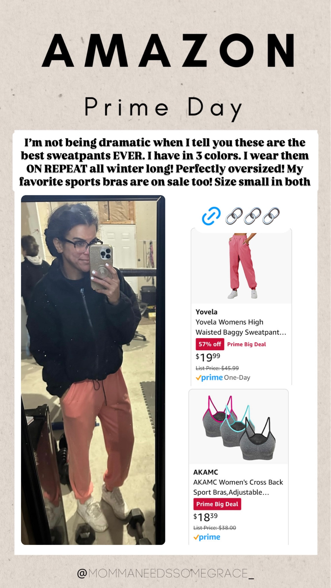 My favorite sweatpants are on sale!

#LTKxPrimeDay #LTKFindsUnder100 #LTKSaleAlert