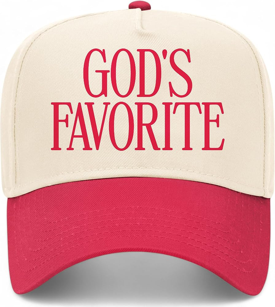 God's Favorite Vintage Trucker Hat | Premium Snapback Baseball Hat for Men & Women | Amazon (US)