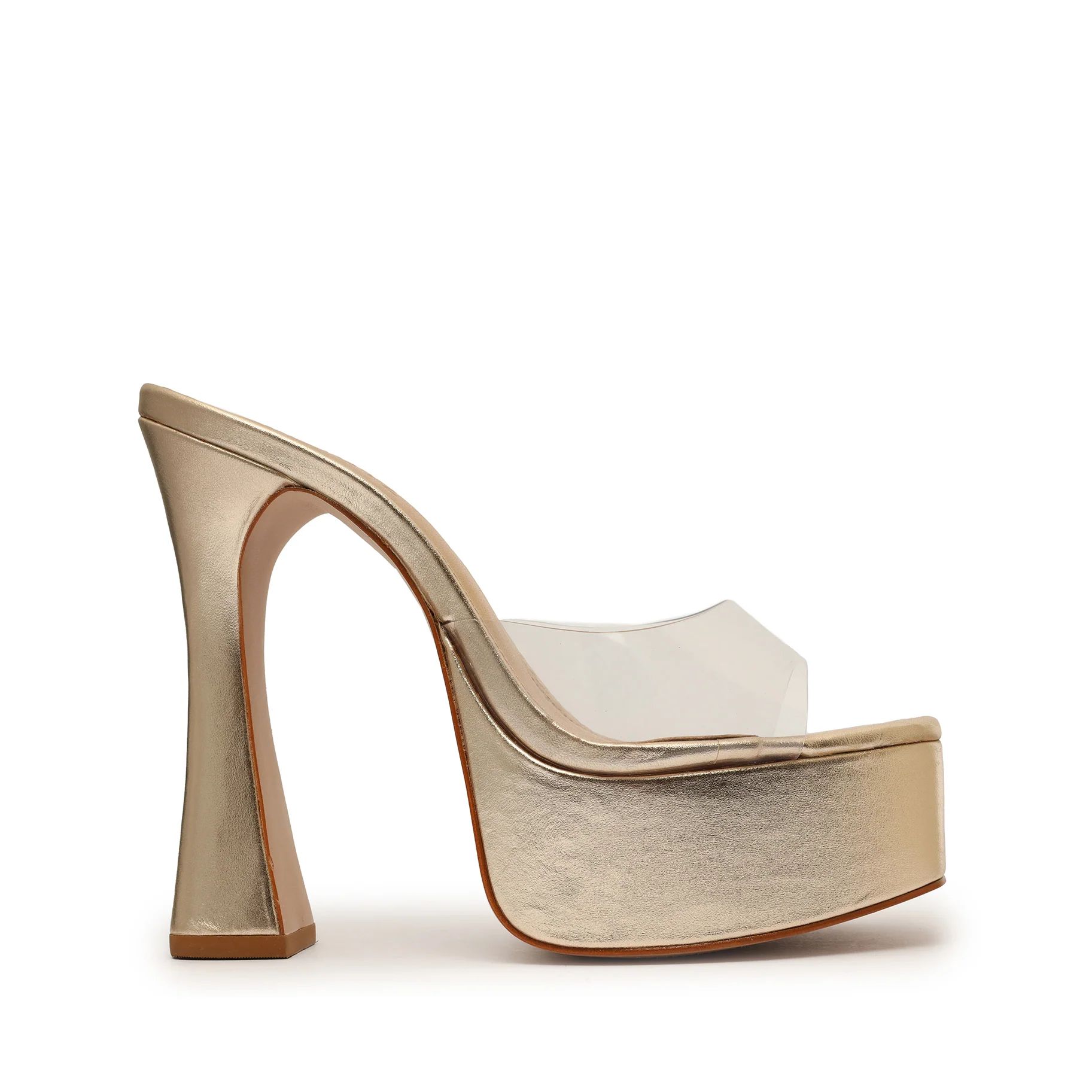 Haila Vinyl & Metallic Leather Sandal | Schutz Shoes (US)