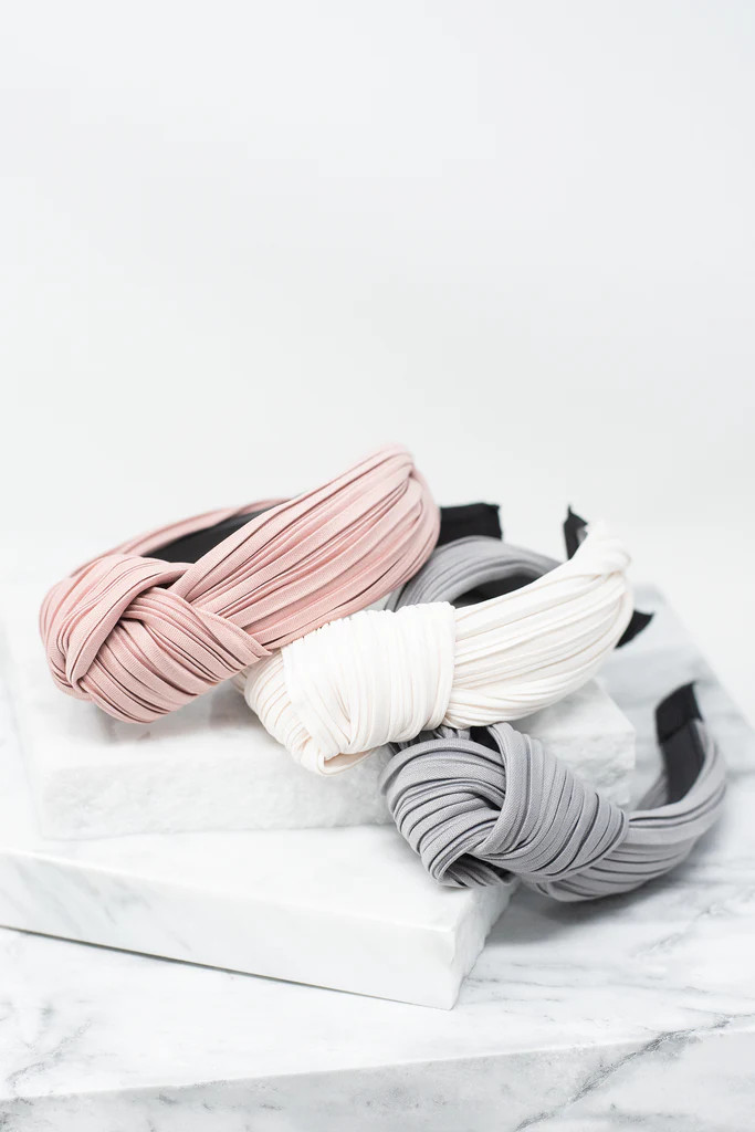 Waiting For You White Headband | The Mint Julep Boutique