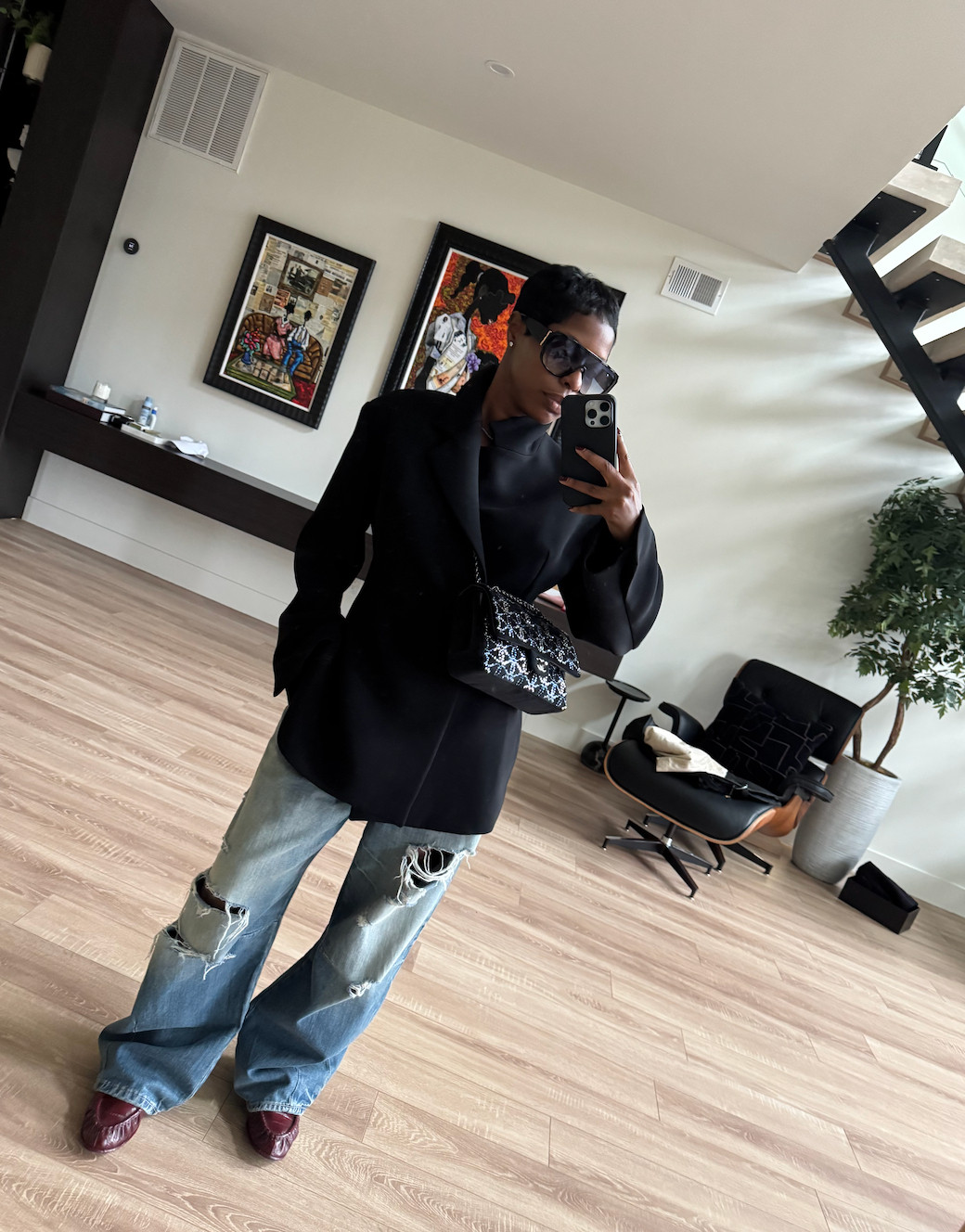 Fall inspired travel/airport fit 

Denim: Zara - super comfy and stylish!
Slides: YSL 

 #LTKSeasonal #LTKStyleTip #LTKTravel