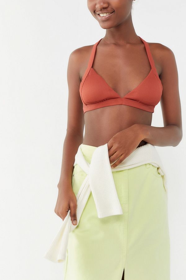 Out From Under Deep Scoop Triangle Bikini Top | Urban Outfitters (US and RoW)