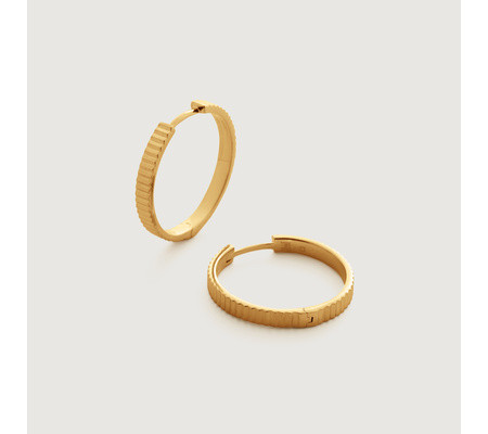 Disco Small Hoop Earrings | Monica Vinader (US)