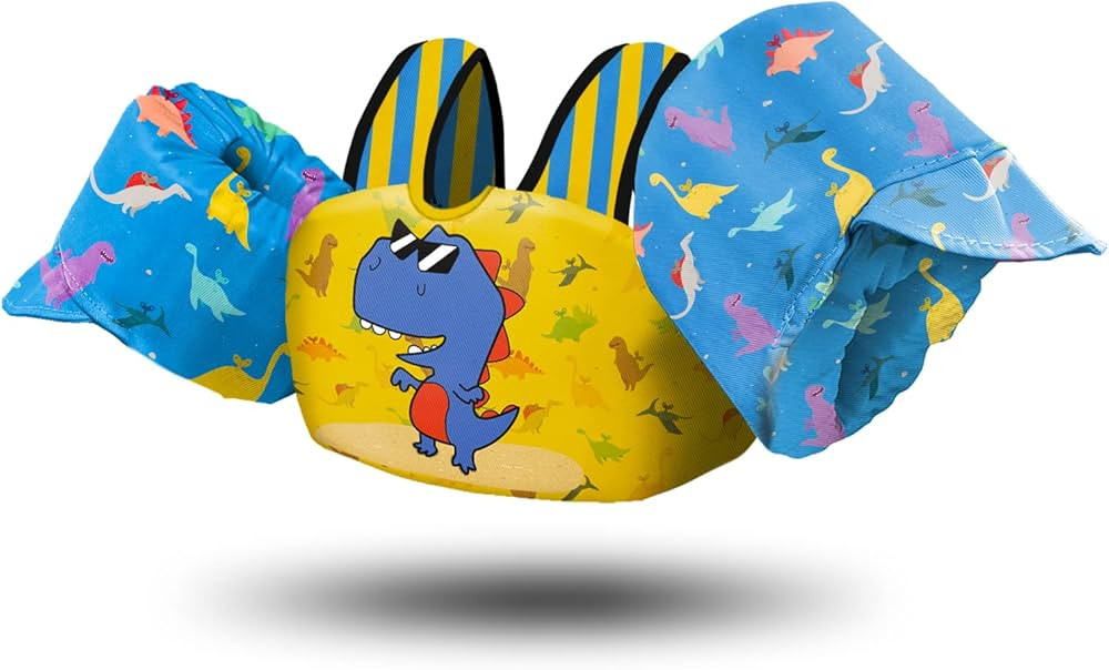 Chriffer Kids Swim Vest for 20-66 Pounds Boys and Girls, Toddler Floats Arm Wings for 2,3,4,5,6,7 Ye | Amazon (US)