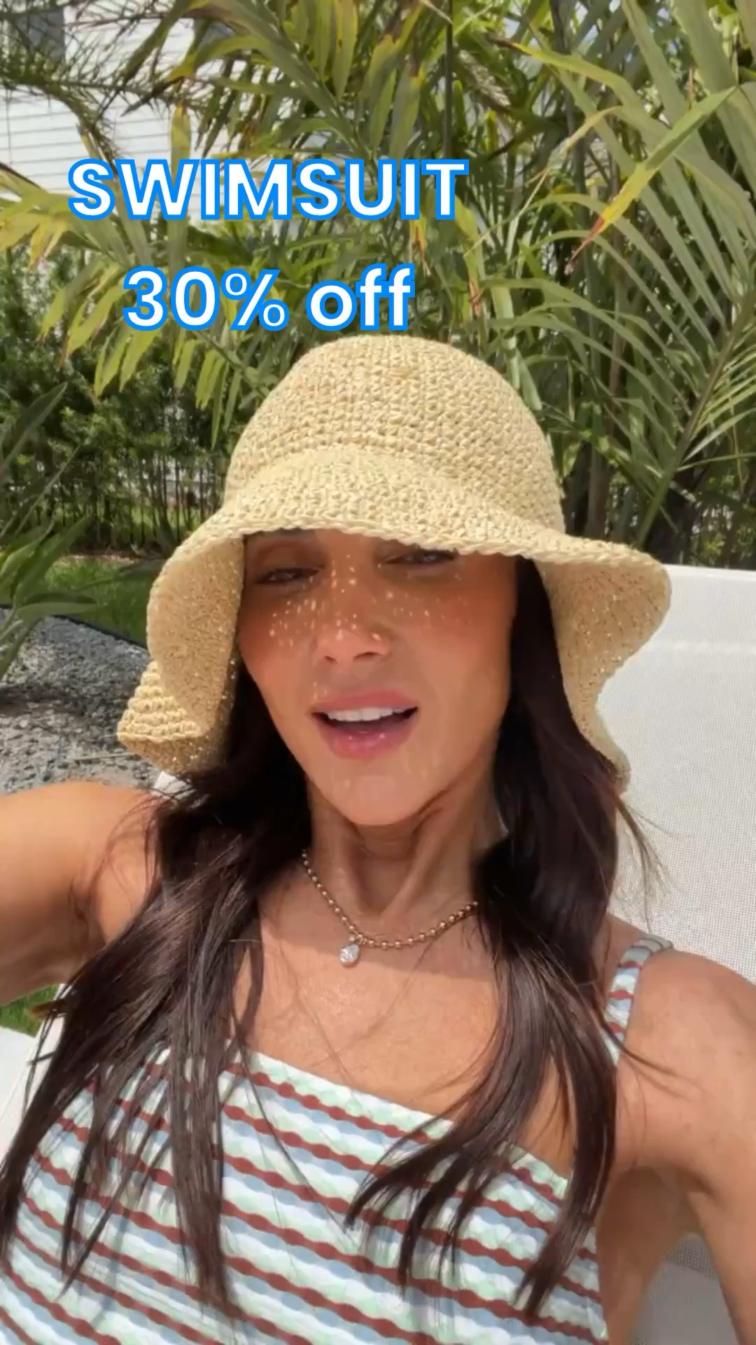 Target seimsuit on sale, 30% off.

Pool day outfit from Target, summer hat, straw hat, target clothing, one piece set, annabrstyle

#LTKSwim #LTKSaleAlert