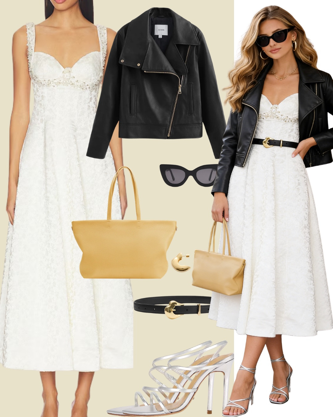 
1.Girls, this clean fit is the ultimate spring layering hack. Jacket + flowy dress = warm enough for cool mornings, pretty enough for sunny afternoons.
#CleanFit #SpringOutfit #JacketAndDress

#LTKSeasonal #LTKootd #LTKFestival