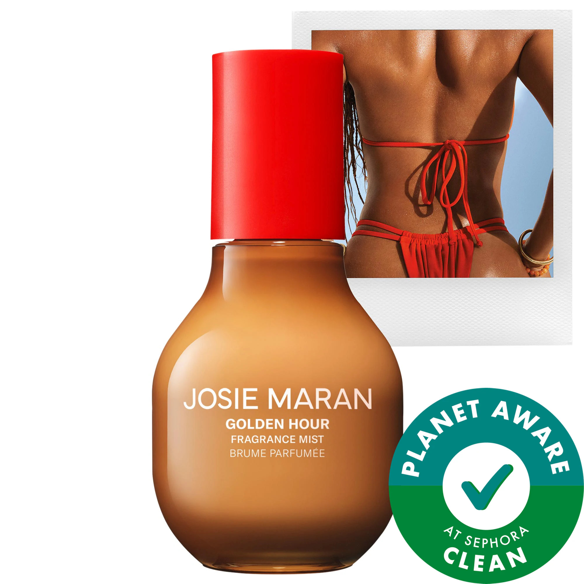 JOSIE MARAN Golden Hour - Body + Hair Fragrance Mist with 100% Natural Scents 3.38 oz/100 mL | Sephora (US)