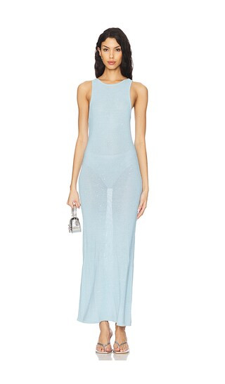 Miche Maxi Dress in Blue Sequin | Revolve Clothing (Global)