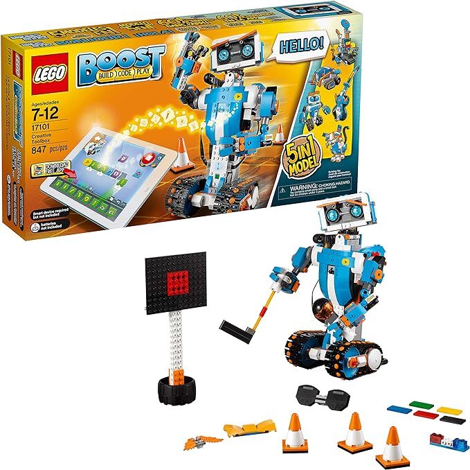 LEGO Boost Creative Toolbox 17101 Fun Robot Building Set and Educational Coding Kit for Kids, Awa... | Amazon (US)