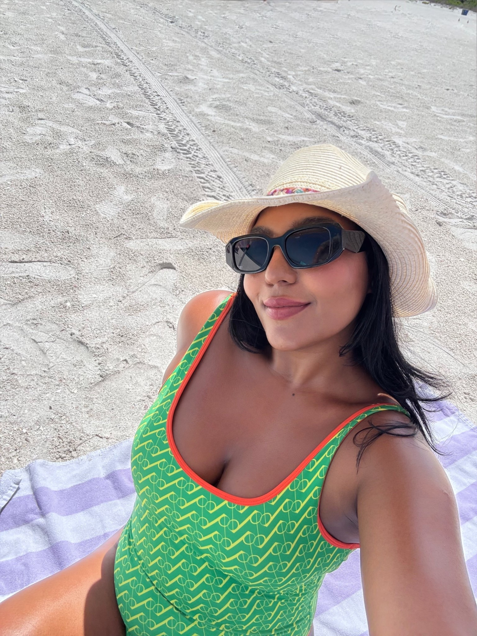 Chic Beach Day Outfit | Midsize Swimwear Inspiration | Cowboy Hat Beachwear | Summer Sunglasses 

#LTKFindsUnder50 #LTKSeasonal #LTKSwim