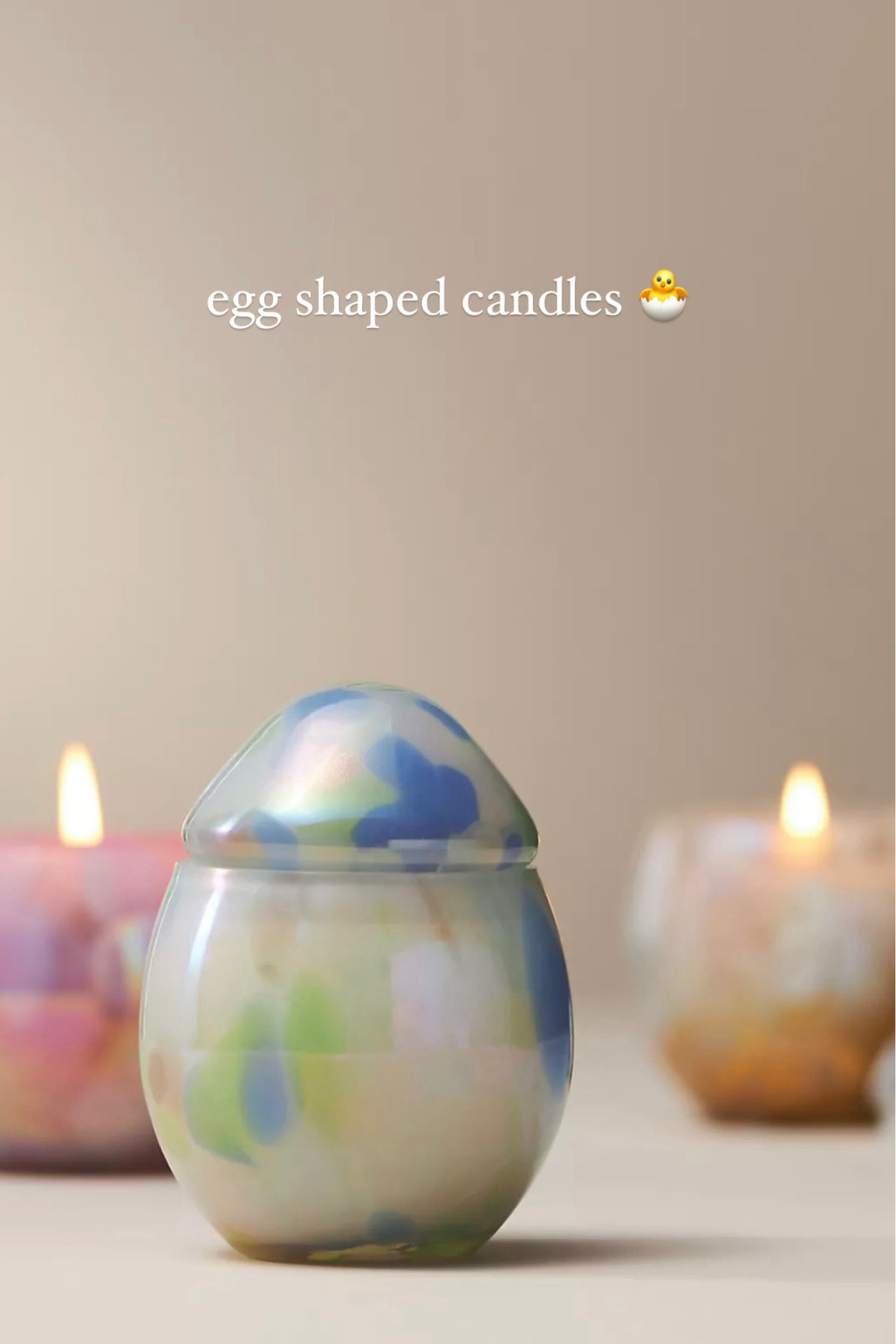 egg shaped candles 🐣


#LTKSpringSale #LTKhome #LTKSeasonal