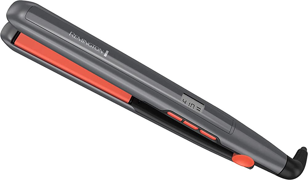Remington S5500TA 1" Anti-Static Flat Iron with Floating Ceramic Plates and Digital Controls, Hai... | Amazon (US)