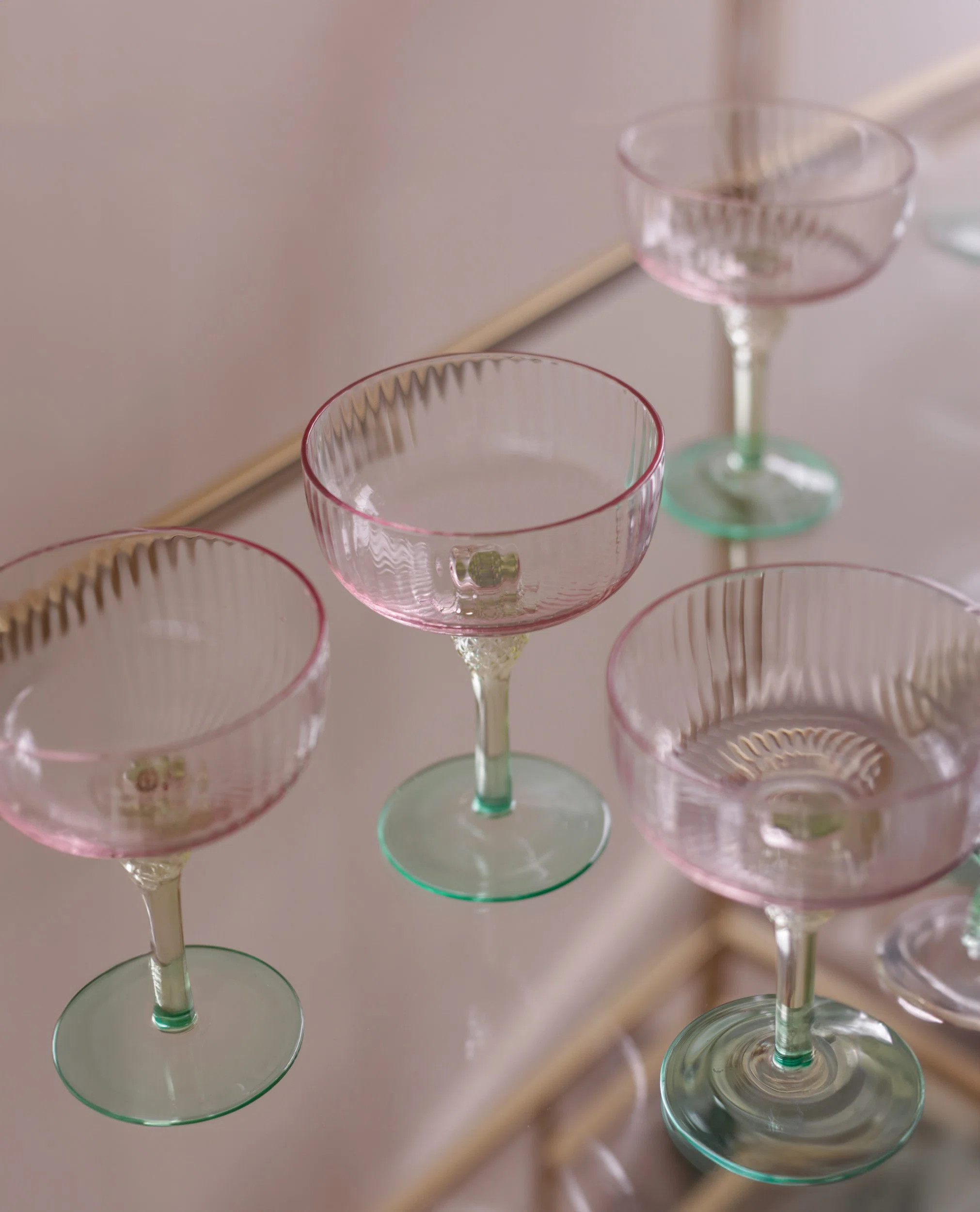 Beatriz Ball Glass Aquarelle Coupe Set of 4 | Wayfair | Wayfair North America