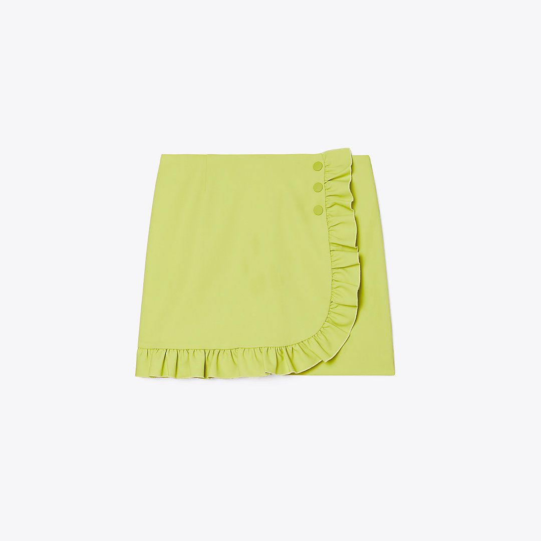 Tory Burch Tech Twill Ruffle Skort | Tory Burch (US)