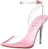 Jessica Simpson Womens Pirrie Metallic Pointed Toe Heels Pink 6 Medium (B,M) | Amazon (US)