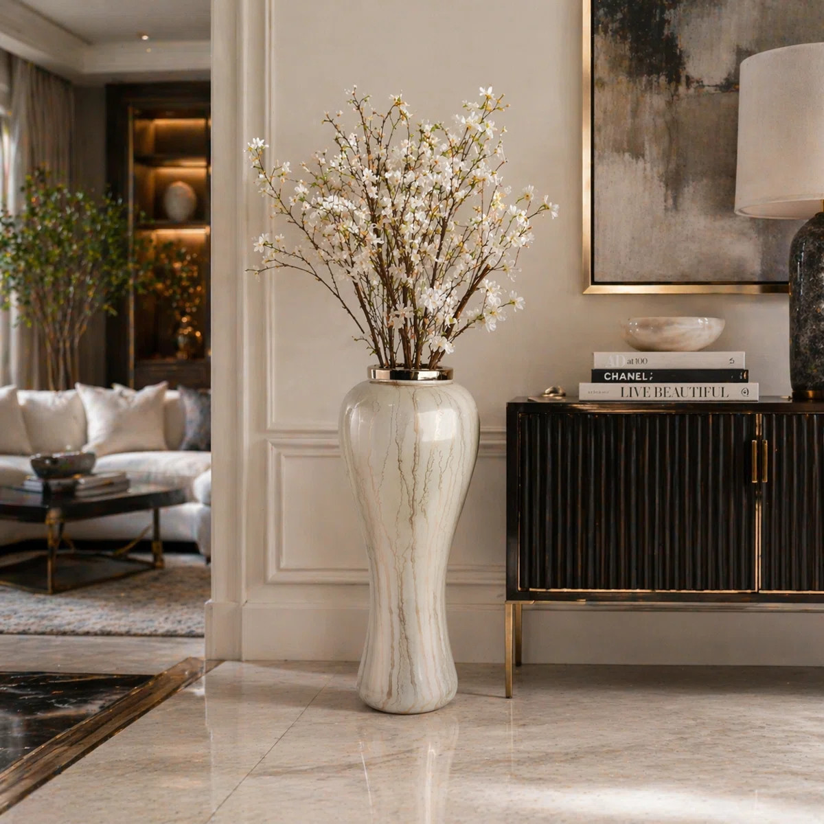 Jocelyn Frances Oversized Floor Vase | Wayfair North America
