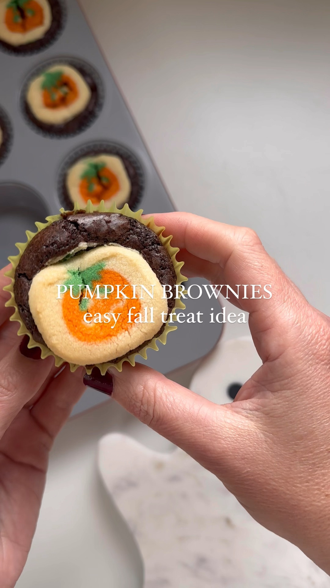 Easy pumpkin cookie brownies