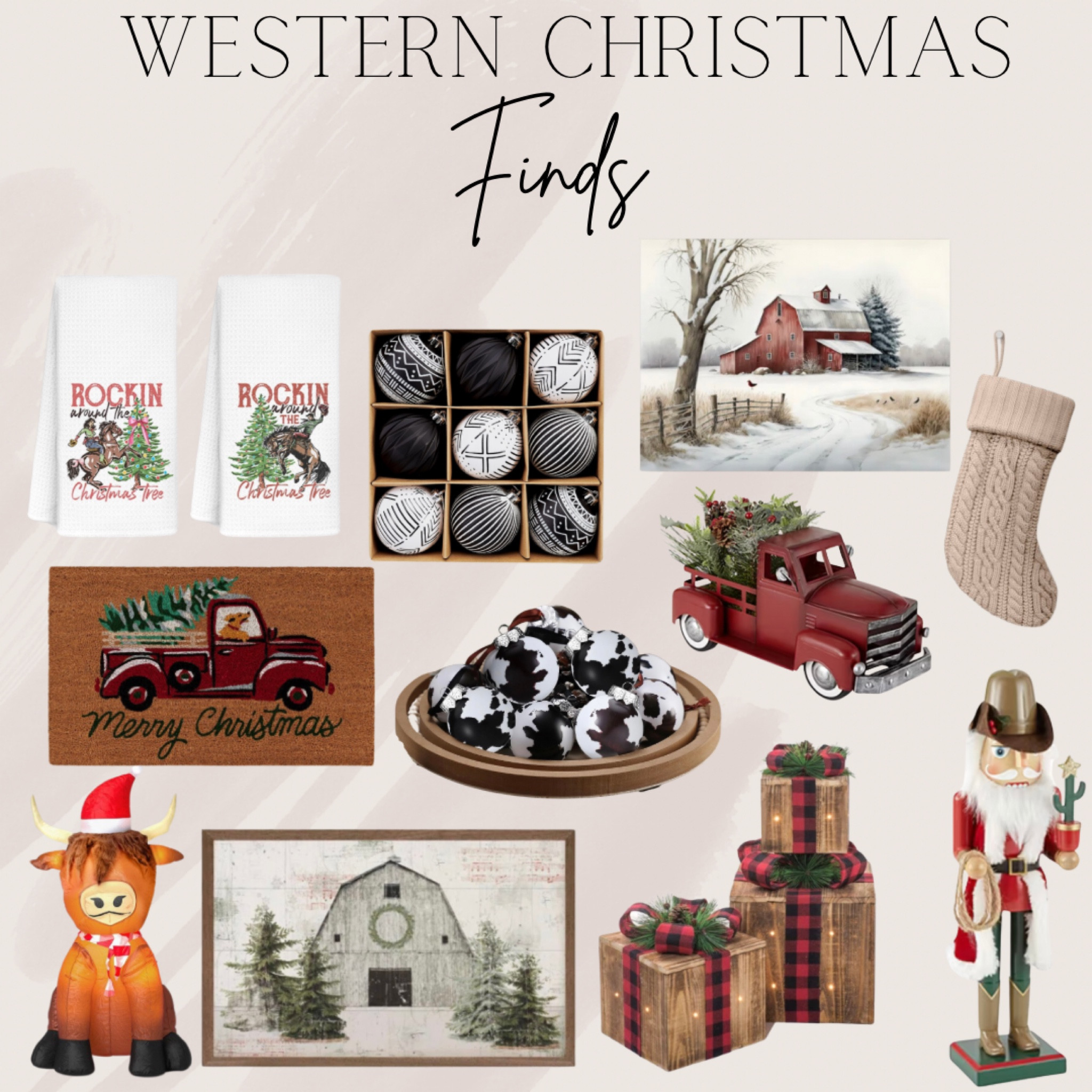 Western Christmas Decor 🎄🎅🏻

#LTKHoliday #LTKGiftGuide #LTKSeasonal